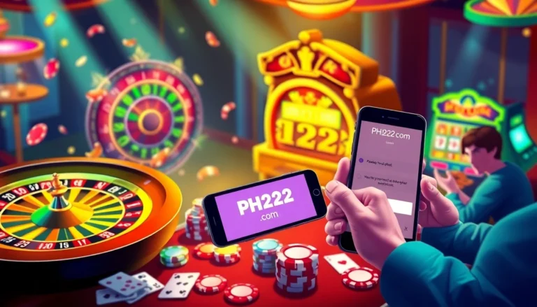 Experience the thrill of online gambling with PH222 com on vibrant slot machines.