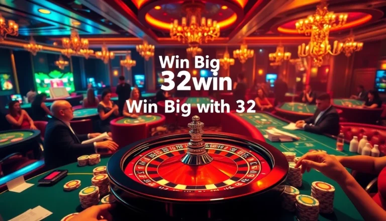 Experience the thrill of winning big at 32win Casino with vibrant gaming action.